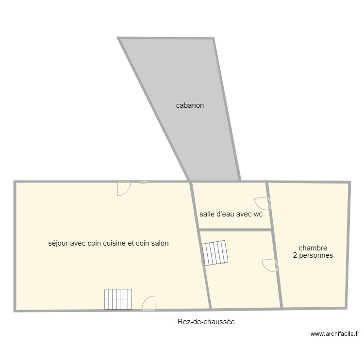 maison principale. Plan de 0 pièce et 0 m2