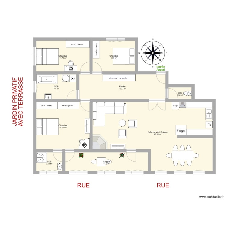 Therel Marie. Plan de 0 pièce et 0 m2