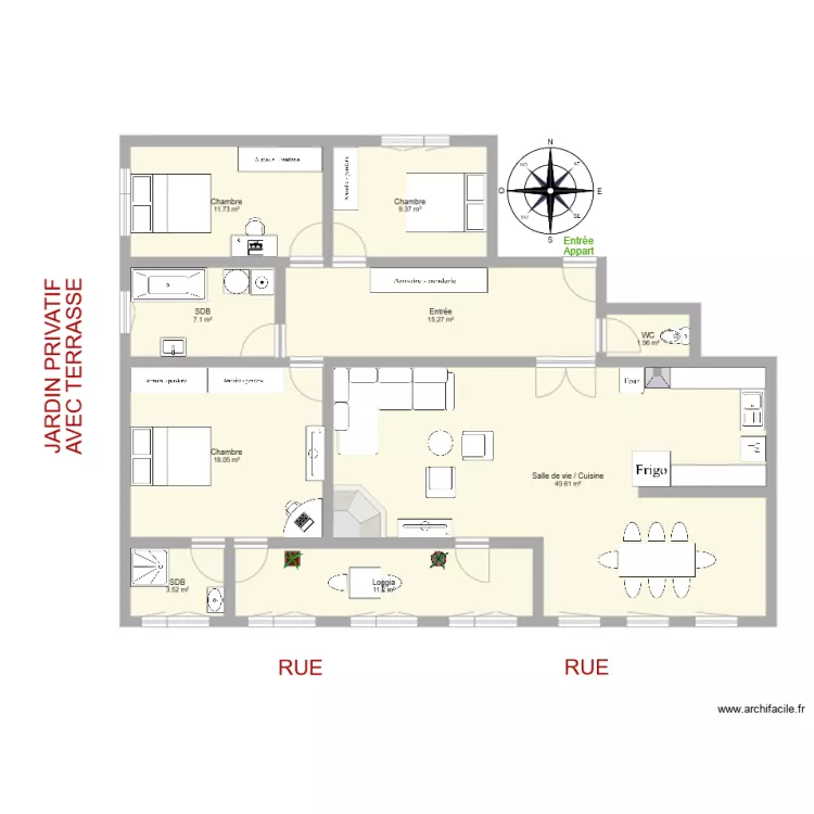 Therel Marie. Plan de Therel Marie. Plan de