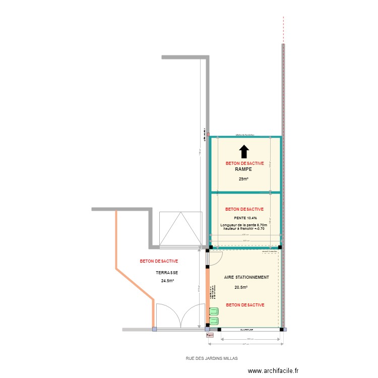 PERRIER PROJET3 REACTUALISE TP66. Plan de 0 pièce et 0 m2