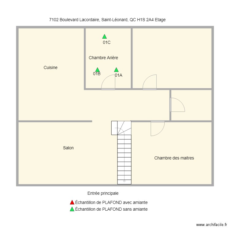 7100  Lacordaire Saint Léonard. Plan de 0 pièce et 0 m2