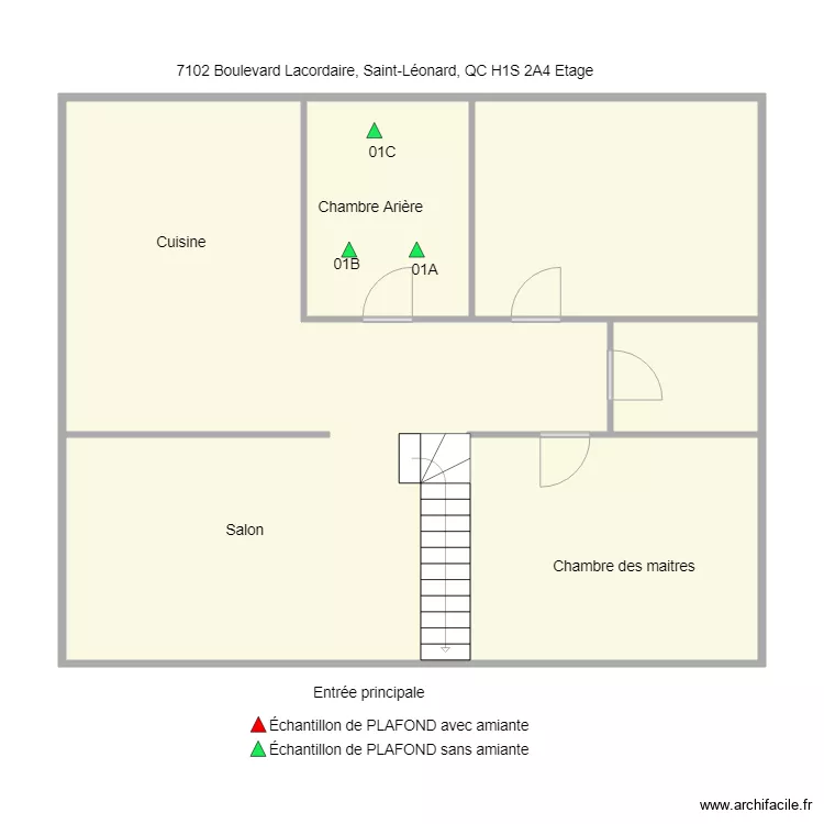 7100 Lacordaire Saint Léonard. Plan de 7100 Lacordaire Saint Léonard. Plan de