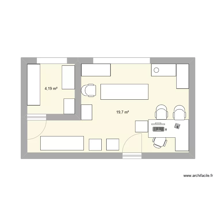 CABINET PERTUIS VERSION 1. Plan de CABINET PERTUIS VERSION 1. Plan de