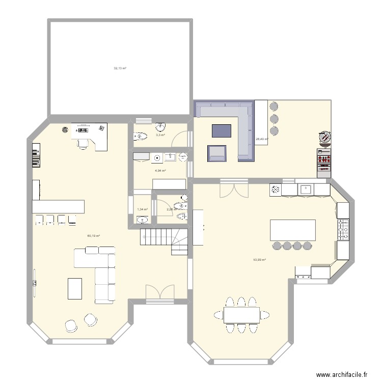 Casa Nuestra. Plan de 0 pièce et 0 m2
