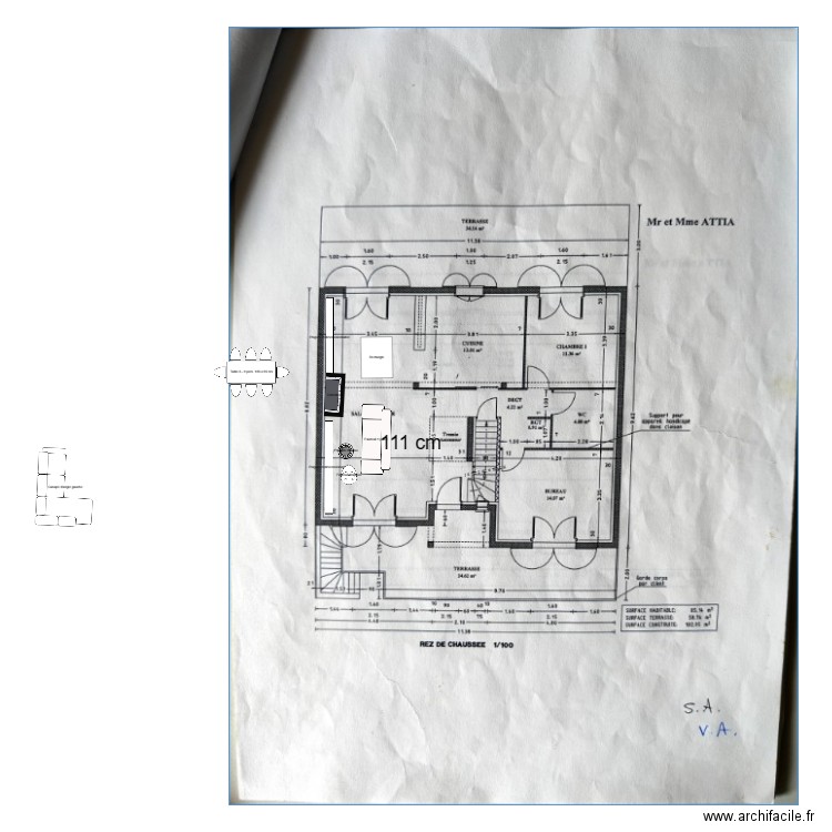 RDC 2. Plan de 0 pièce et 0 m2