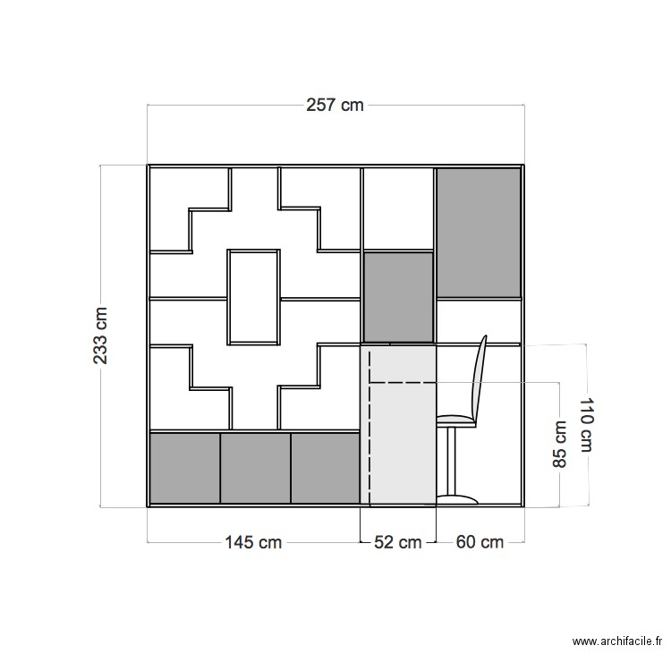 MENUISERIE INAVALIDES 1. Plan de 0 pièce et 0 m2