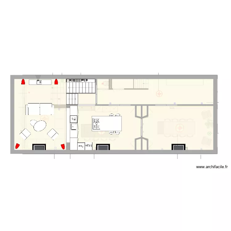 Nouvelle maison Amsterdam v2. Plan de 