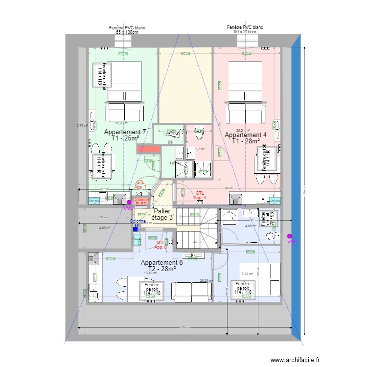 Pasteur Etage 3 i. Plan de 0 pièce et 0 m2