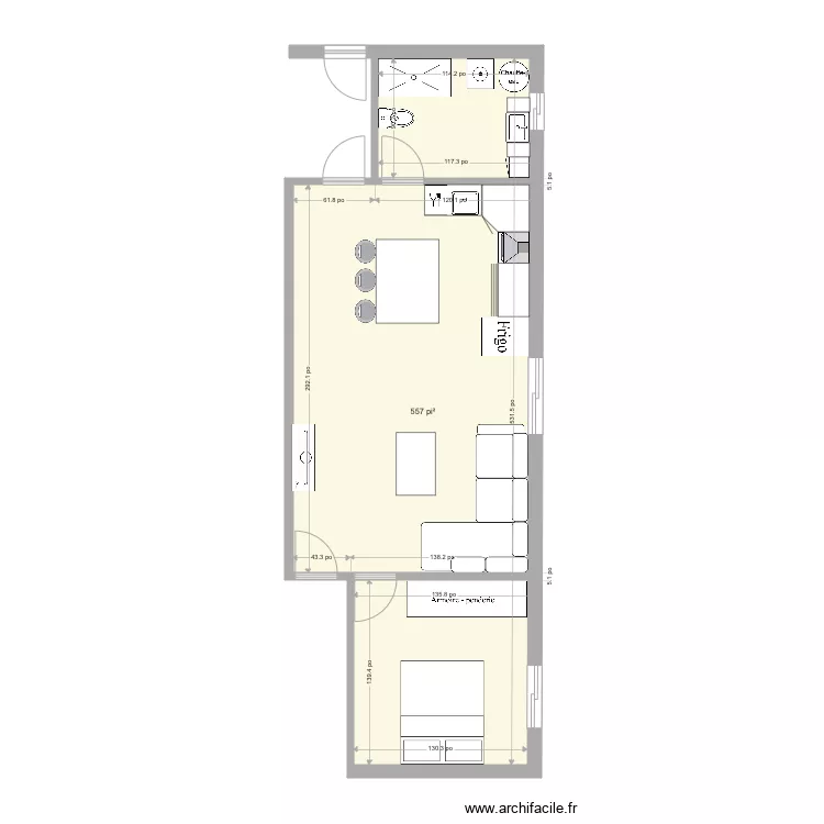 tailon sous sol V4. Plan de 
