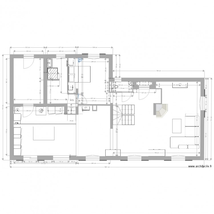 plan maison. Plan de 0 pièce et 0 m2