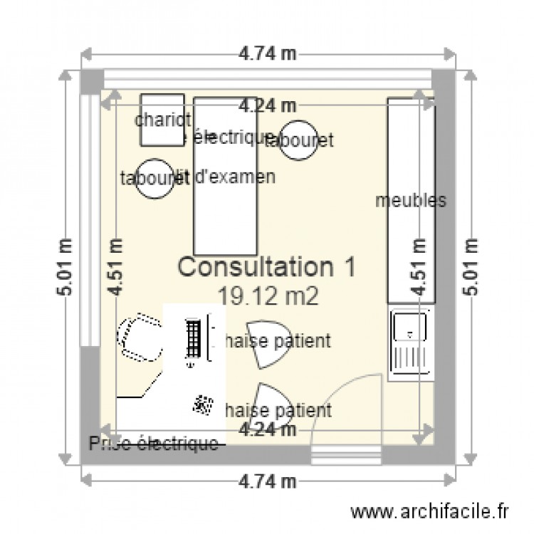Consultation 1. Plan de 0 pièce et 0 m2