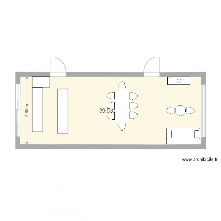 3ème sans terrasse 150324. Plan de 0 pièce et 0 m2