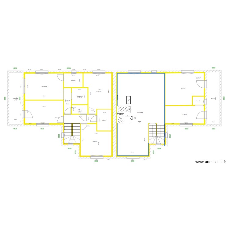 SAINT JULIEN étage . Plan de 0 pièce et 0 m2