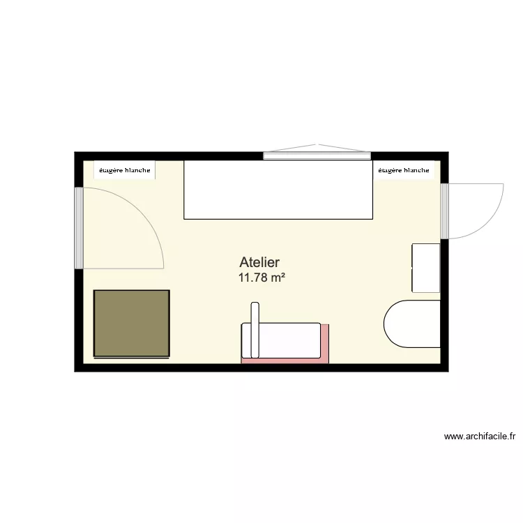 ATELIER. Plan de 