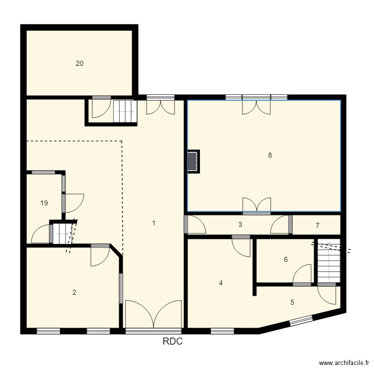 195155 Succession VAILLANT. Plan de 0 pièce et 0 m2