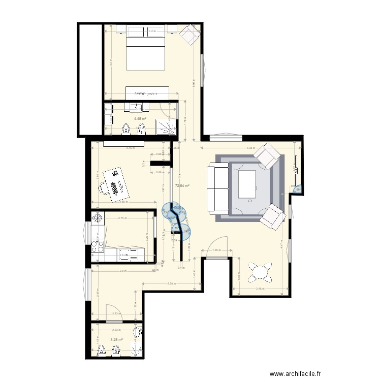 progetto 7. Plan de 0 pièce et 0 m2