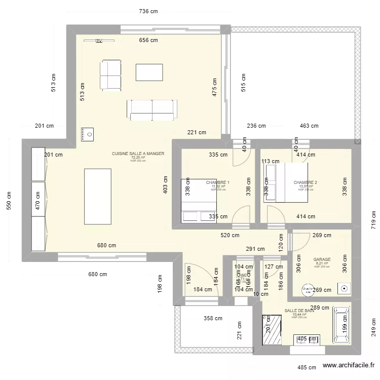 permis 2 stella 12 MASSE. Plan de 