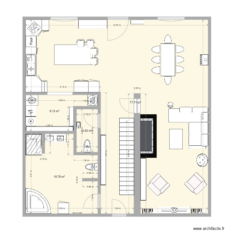 emménagement RDC Montastruc version 1. Plan de 0 pièce et 0 m2