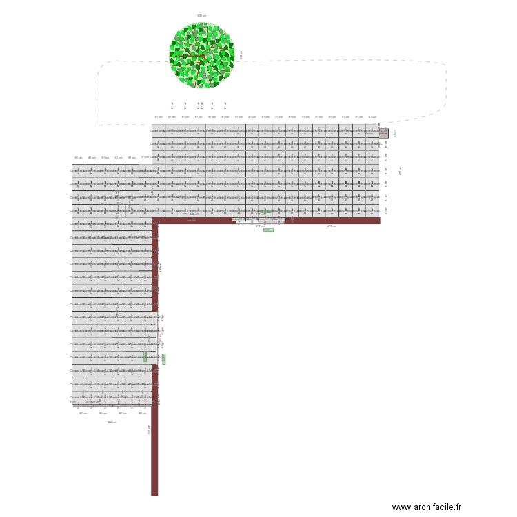 TERASSES carreaux 60x60 réduite. Plan de 0 pièce et 0 m2