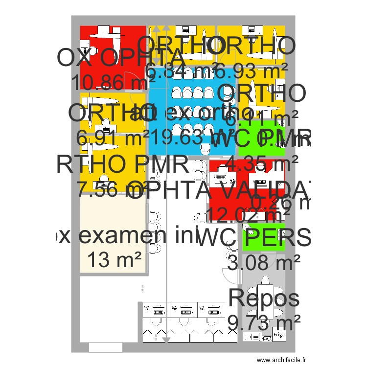 RNé2 pré fin . Plan de 0 pièce et 0 m2