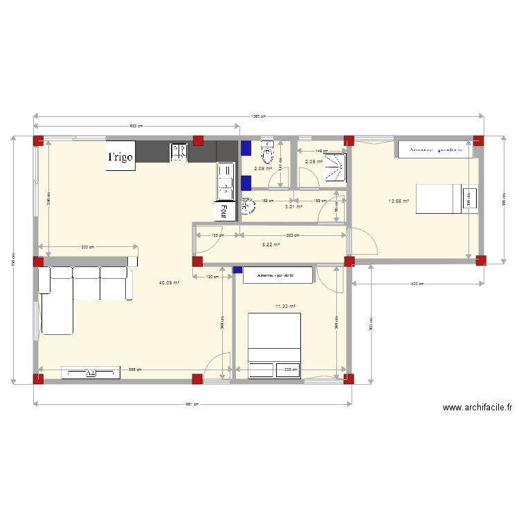 appartement 200 logement. Plan de 0 pièce et 0 m2