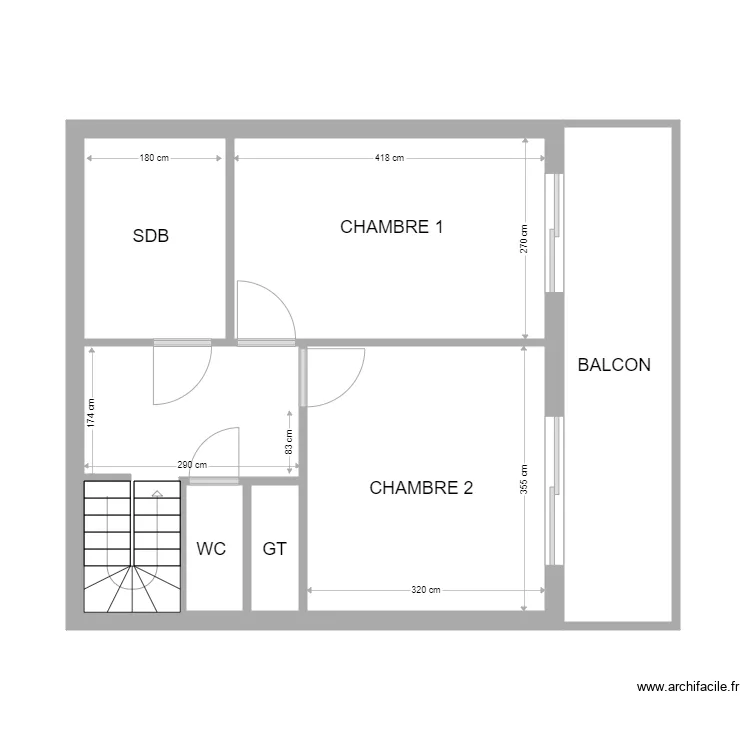 étage. Plan de étage. Plan de