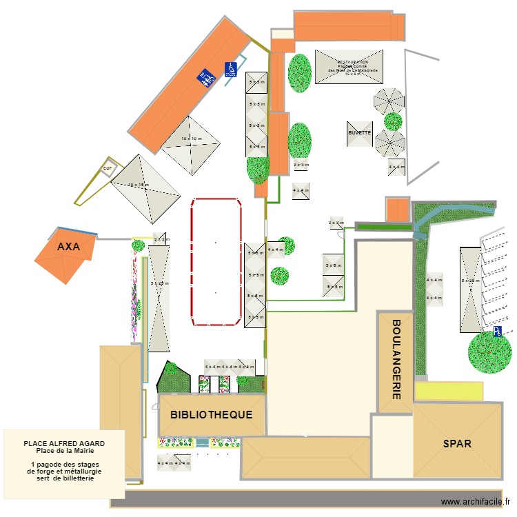 CTX NTN Anaïs Plan pagodes général FDC 2021. Plan de 0 pièce et 0 m2