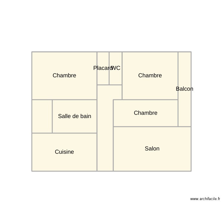 170000. Plan de 11 pièces et 18 m2