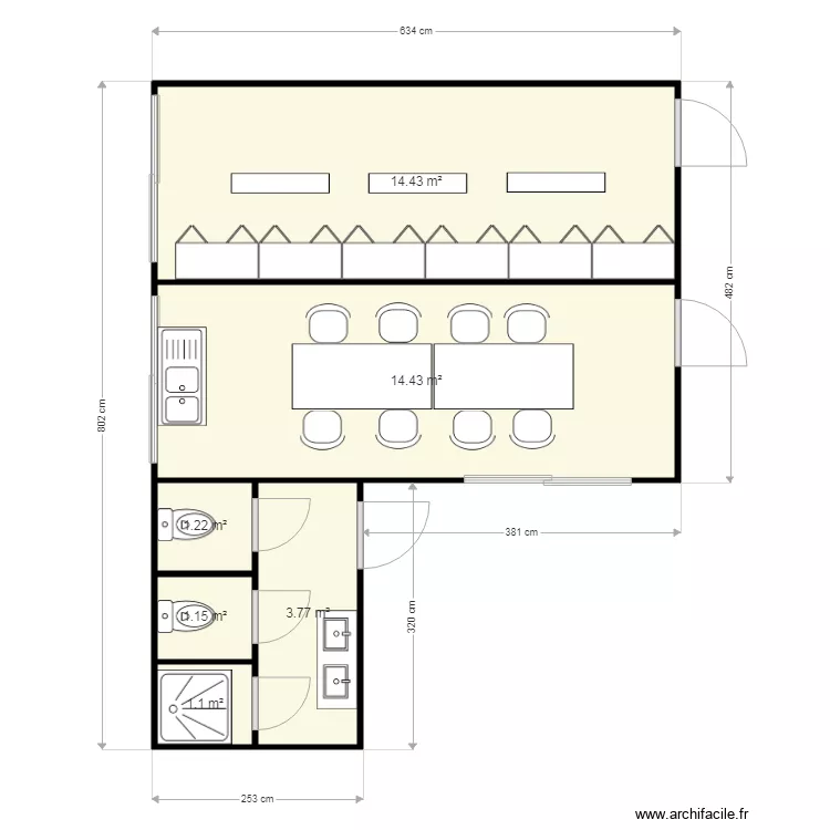 EGCS ST PIERRE DE CHANDIEU. Plan de 