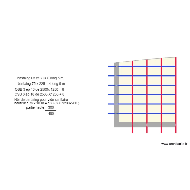 toit a. Plan de toit a. Plan de