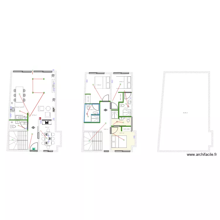 ST DENIS KHAN. Plan de 