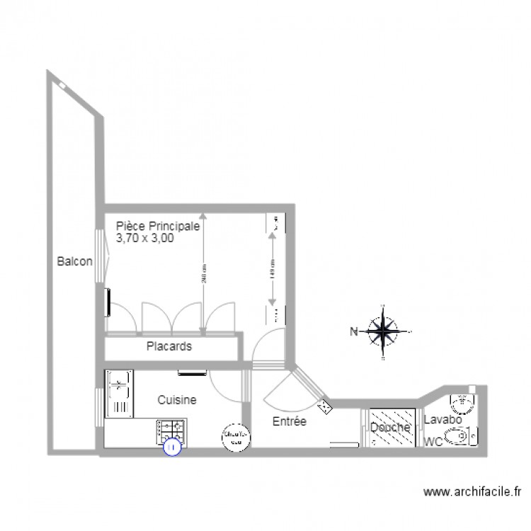 235 Gallieni. Plan de 0 pièce et 0 m2