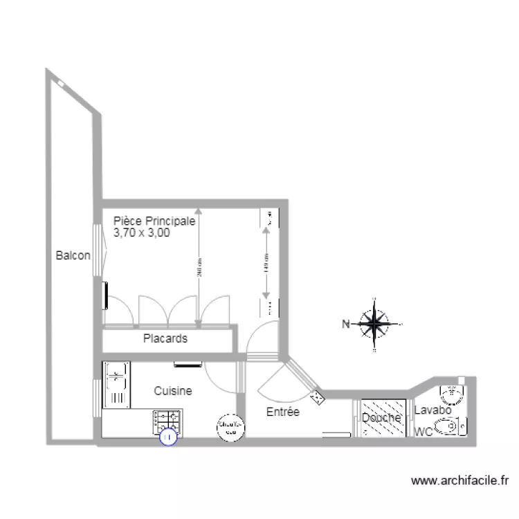 235 Gallieni. Plan de 