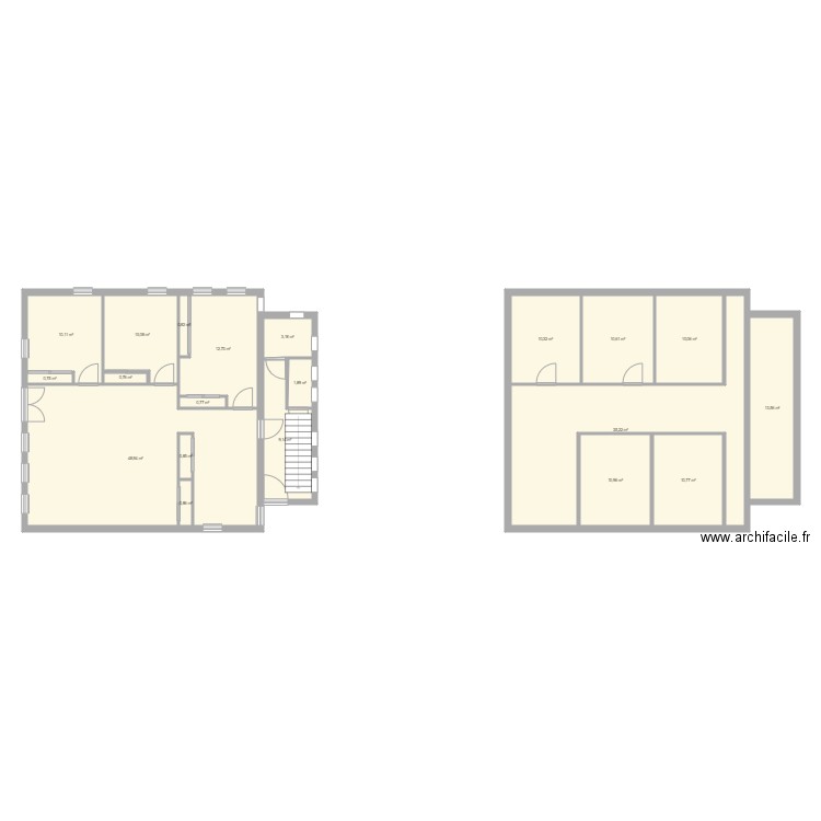 maison. Plan de 0 pièce et 0 m2