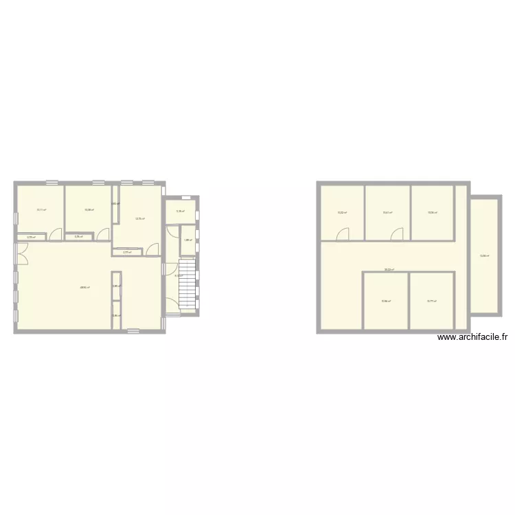 maison. Plan de maison. Plan de