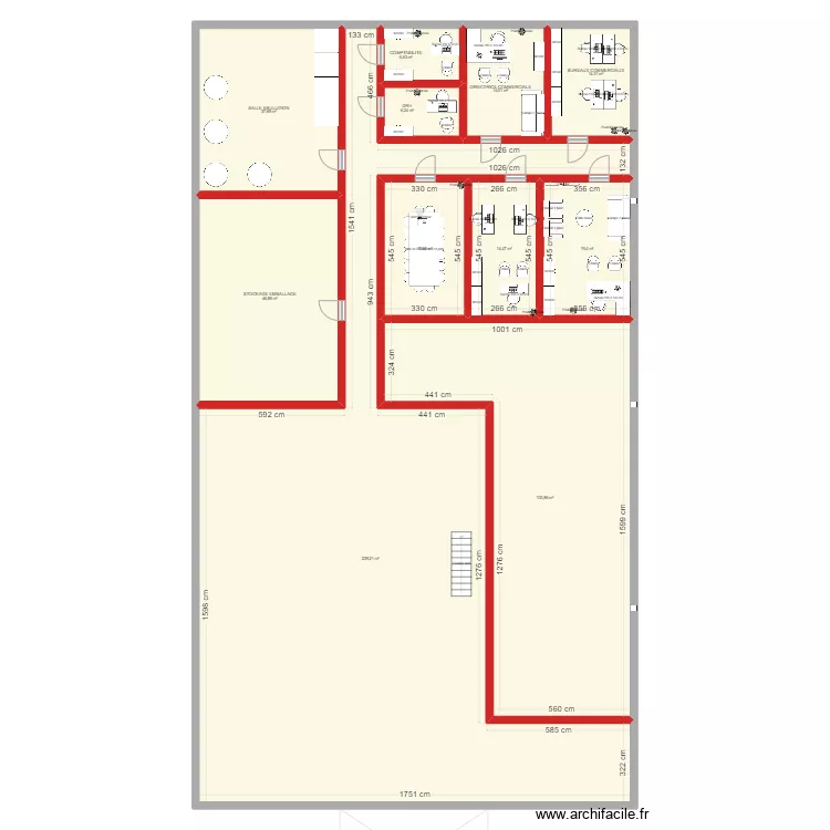 plan usine 630m2 V3. Plan de plan usine 630m2 V3. Plan de