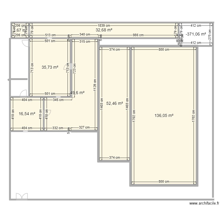 maison abed. Plan de 8 pièces et 338 m2