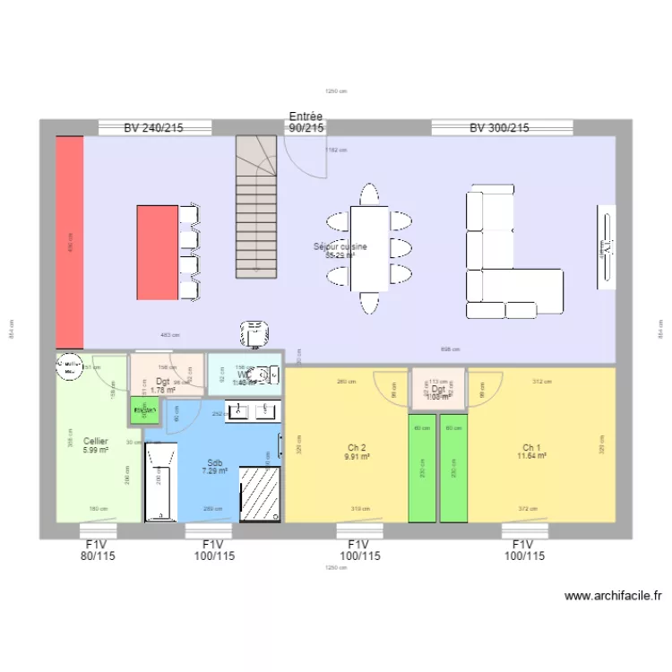 BUTOUDIN MAVERLANT. Plan de 