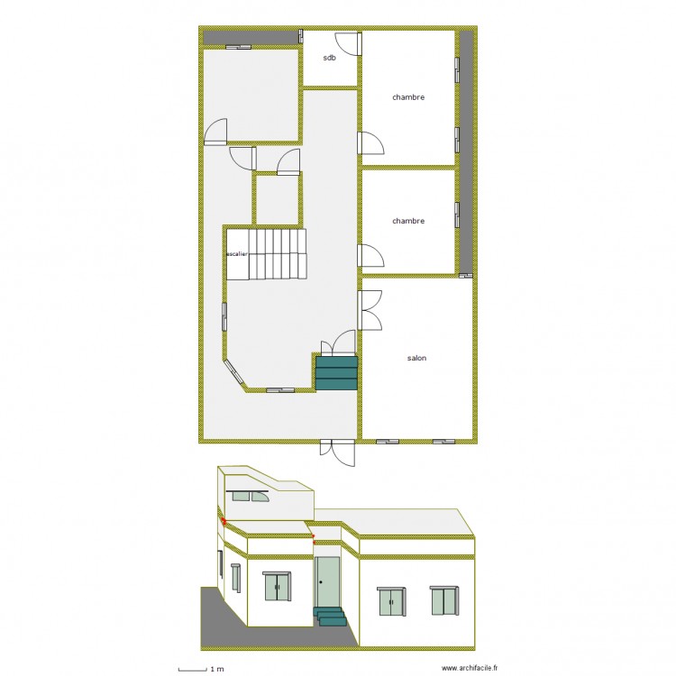 bocar. Plan de 0 pièce et 0 m2