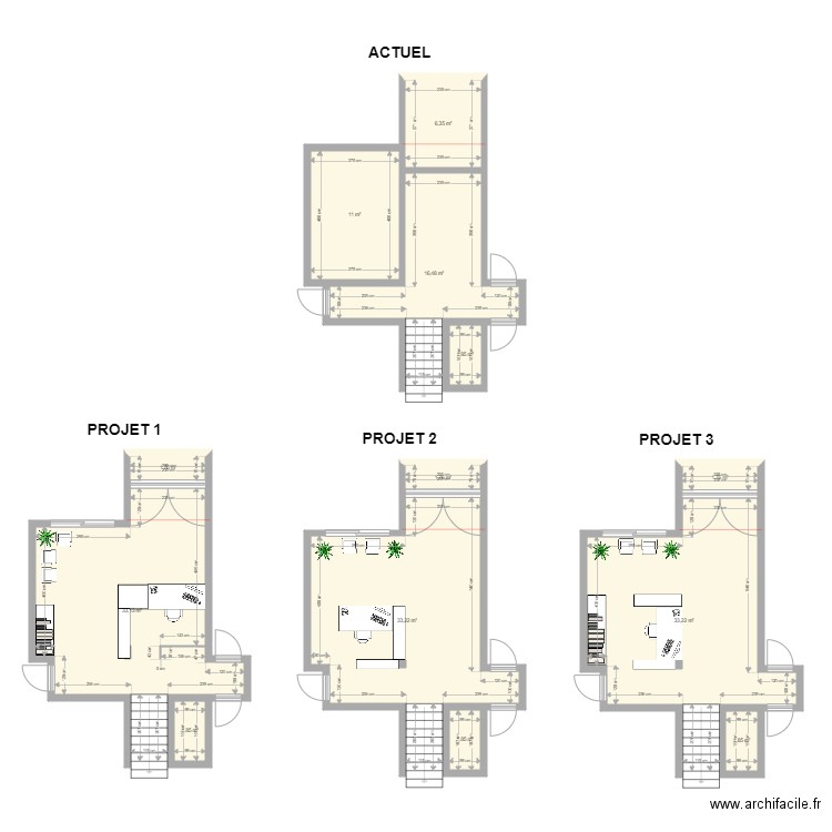 Nouvel acceuil V2. Plan de 13 pièces et 146 m2