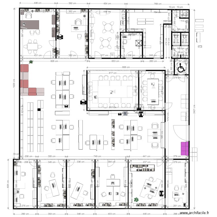 awans modif 6 avec asbl x2. Plan de 0 pièce et 0 m2