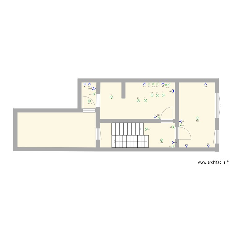 obus 1er. Plan de 0 pièce et 0 m2