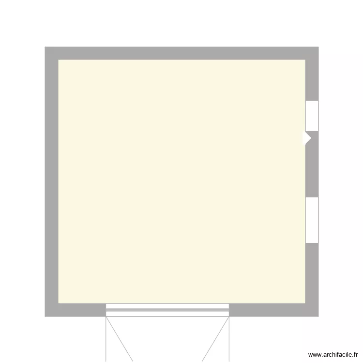 GARAGE 1 ESSAI. Plan de 