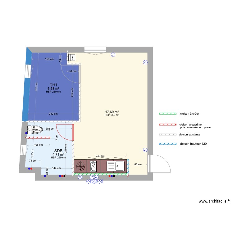 fareura 1. Plan de 0 pièce et 0 m2