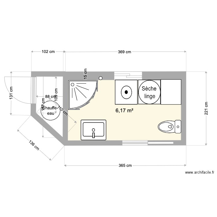 Ss modele Michèle. Plan de 0 pièce et 0 m2