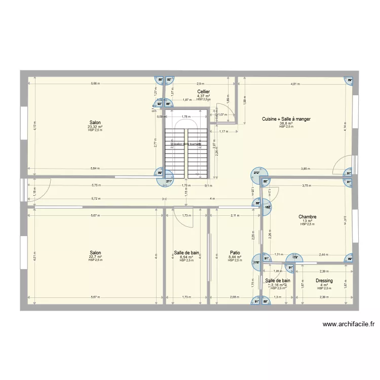 Rez de chaussee. Plan de Rez de chaussee. Plan de