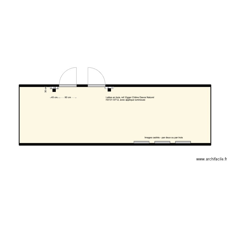 Couloirs Plan B. Plan de 0 pièce et 0 m2