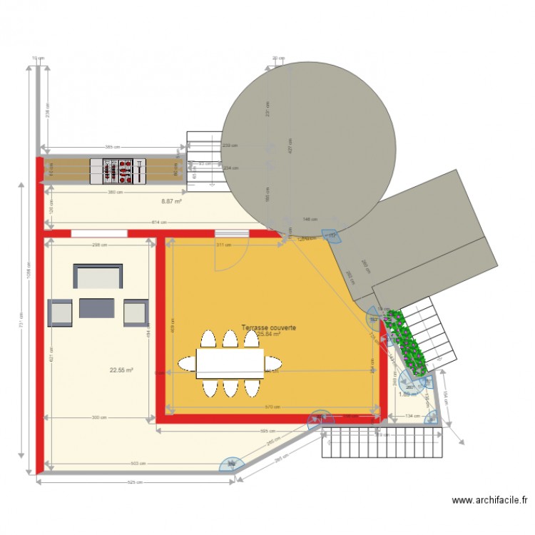 Cuisine ete Frank 2. Plan de 0 pièce et 0 m2