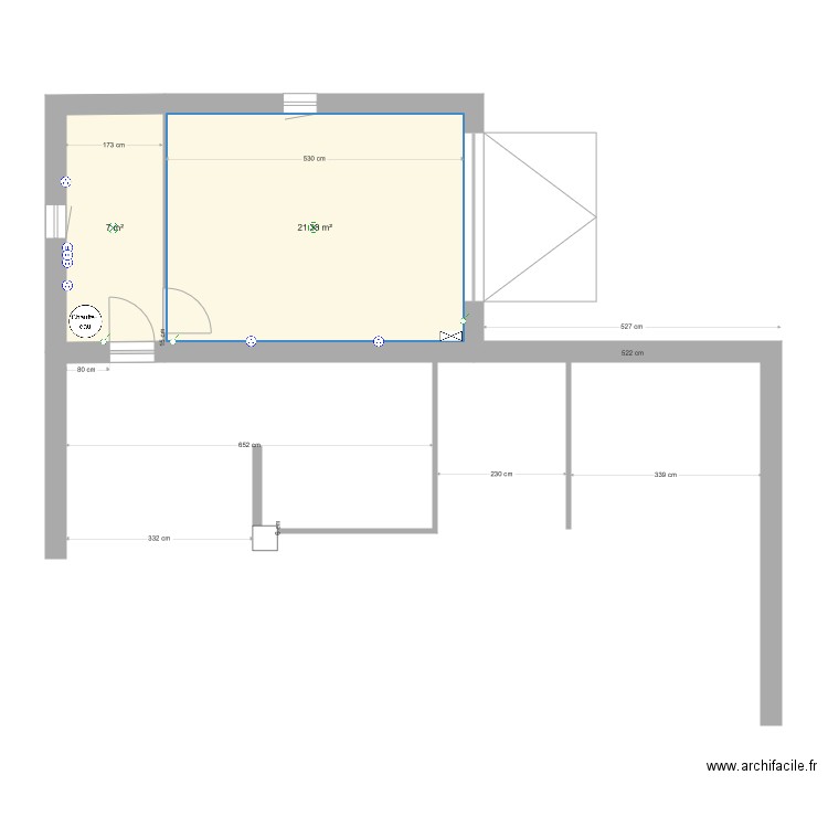 lau 2. Plan de 0 pièce et 0 m2