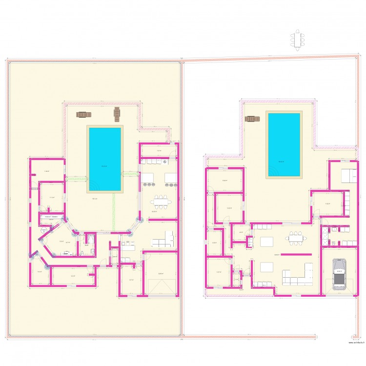 maison H1. Plan de 0 pièce et 0 m2